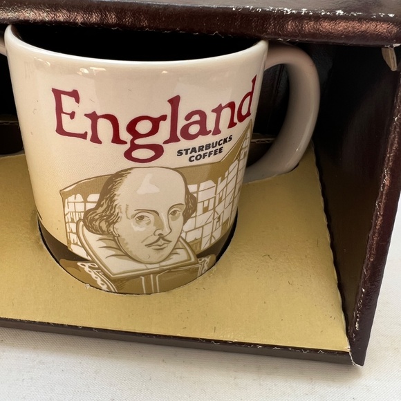 Starbucks Set of 2 Demitasse Mugs Espresso 3 fl oz England & London NEW - Picture 2 of 5